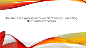 Architecture Exploration for Ambient Energy Harvesting Nonvolatile