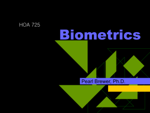 Definition of Biometric