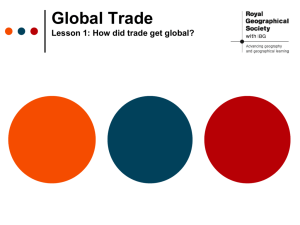 How did trade get global?