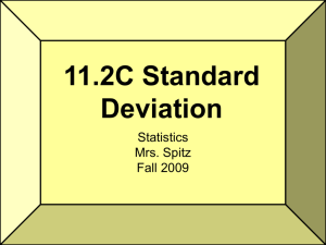 11.2C Standard Deviation