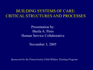 Systems of Care - Pennsylvania Child Welfare Resource Center