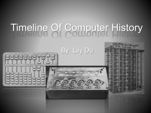 LilyDu-Computer Timeline