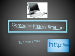 Computer history timeline