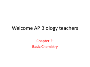 Welcome AP Biology teachers