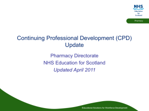 How should I record my CPD? - NHS Education for Scotland