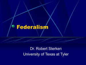 notes: federalism