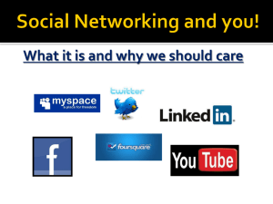 Social Networking and you!