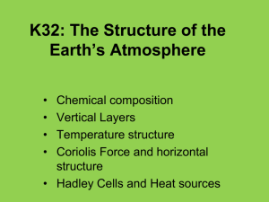 The Structure of Earth's Atmosphere