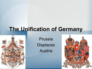 German Unification - The British Empire
