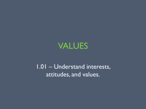 1.01 Values Notes