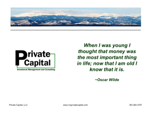 Overview - Private Capital, LLC