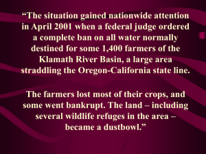 Klamath River 2002 fish kill power point
