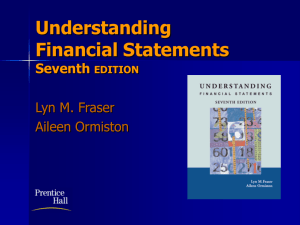 Financial Statement Analysis: A Valuation Approach