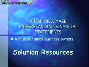a map or a maze understanding financial statements
