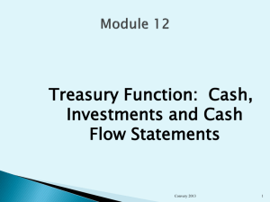 12. treasury function - Michigan State University