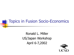 Topics in Fusion Socio