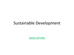 GDP: Is it a reliable indicator for sustainable development?