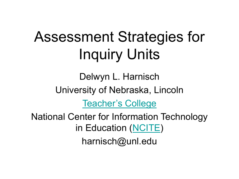 assessment-strategies-for-inquiry-units