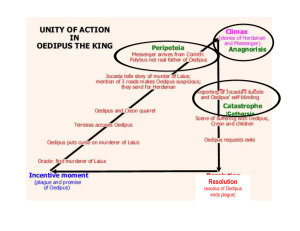 Unity of Action in Oedipus