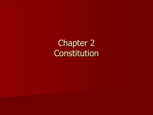 Chapter 2 Constitution