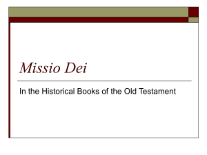 Missio Dei - Assemblies of God Theological Seminary