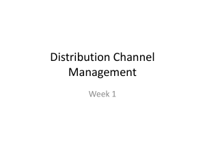 Distribution Channel Management - Irfan Prarendra