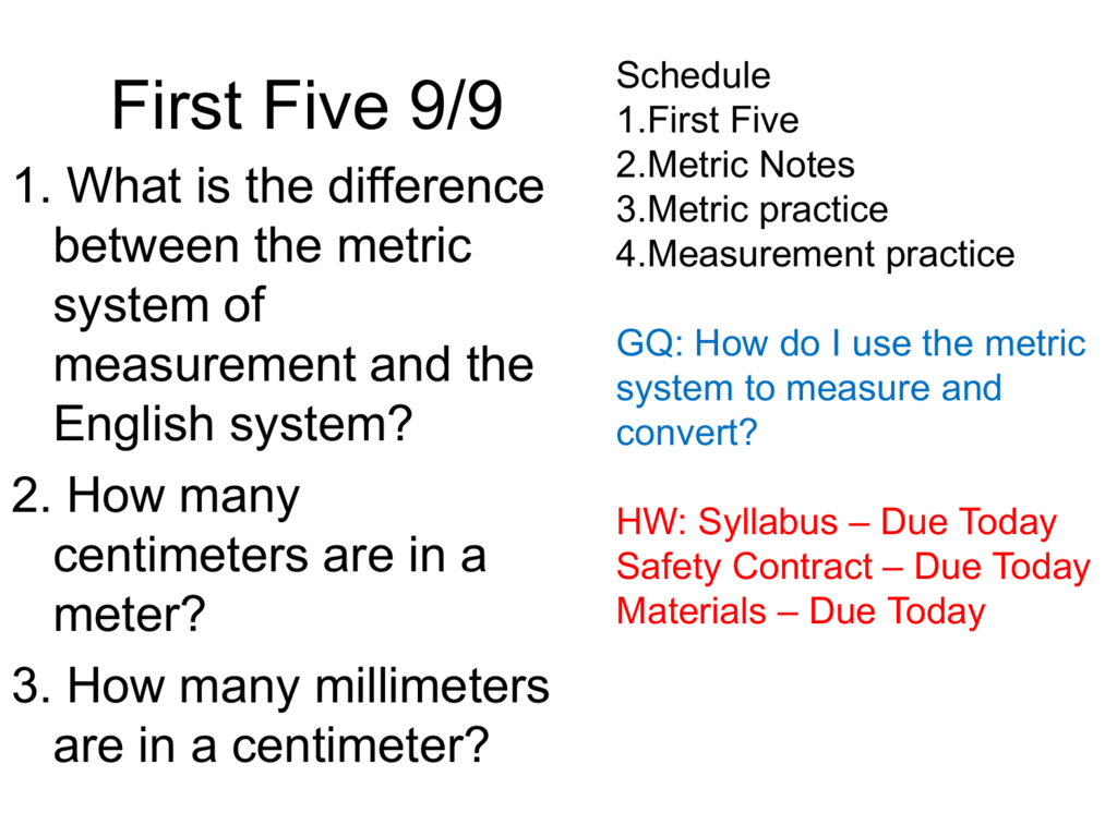 metric-system