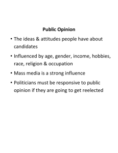 Determining Public Opinion