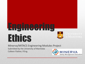 Engineering Ethics - What is Minerva Canada Safety Management