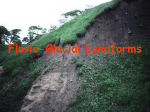 Fluvio-Glacial Landforms
