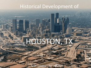 Houston Historical Presentation