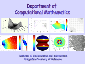 Department of Computational Mathematics