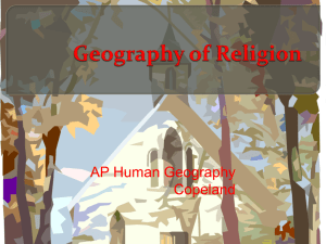 Geography of Religion Revised