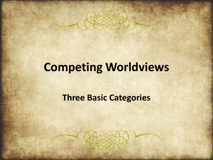 Competing Worldviews