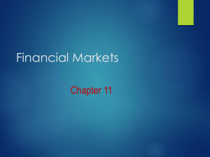 Financial Markets - Bonneville High School