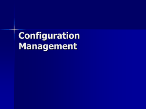 Configuration Management (ppt file)
