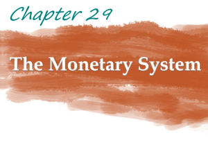The Money Supply - APNazarethMacroeconomics