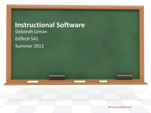Instructional Software - Boise State University