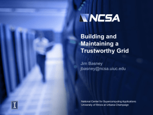 Building and Maintaining a Trustworthy Grid