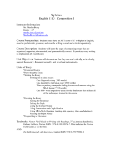 Syllabus - Rankin County School District