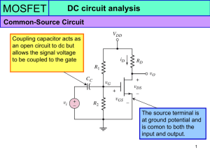 DC circuit analysis