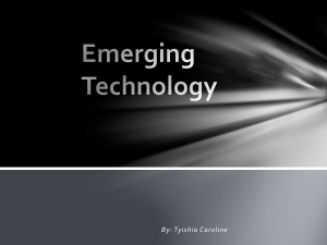 Emerging technology