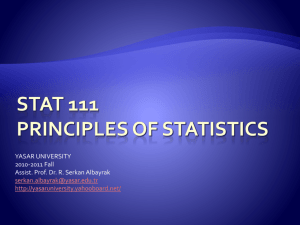 STAT 111 Principles of statistics