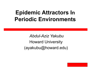Epidemic Attractors In Periodic Environments