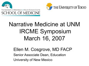 Narrative Medicine