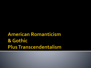 Romanticism Notes PPT - Spring Branch Independent School District