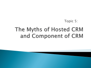 The Myths of Hosted CRM