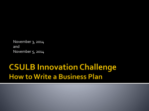 CSULB Innovation Challenge Mentor Meeting