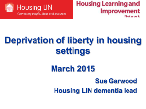 Sue Garwood, Housing LIN Dementia Lead