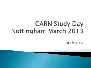 CARN Study Day Nottingham March 2013